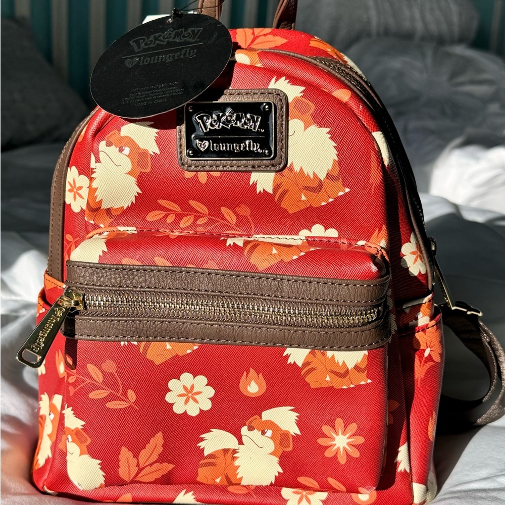 NWT Rare Loungefly Growlithe Pokémon Backpack